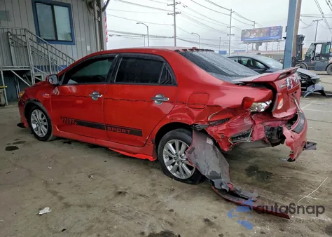 2010 Toyota Corolla Base из США, поврежденный, VIN 2T1BU4EE8AC290990